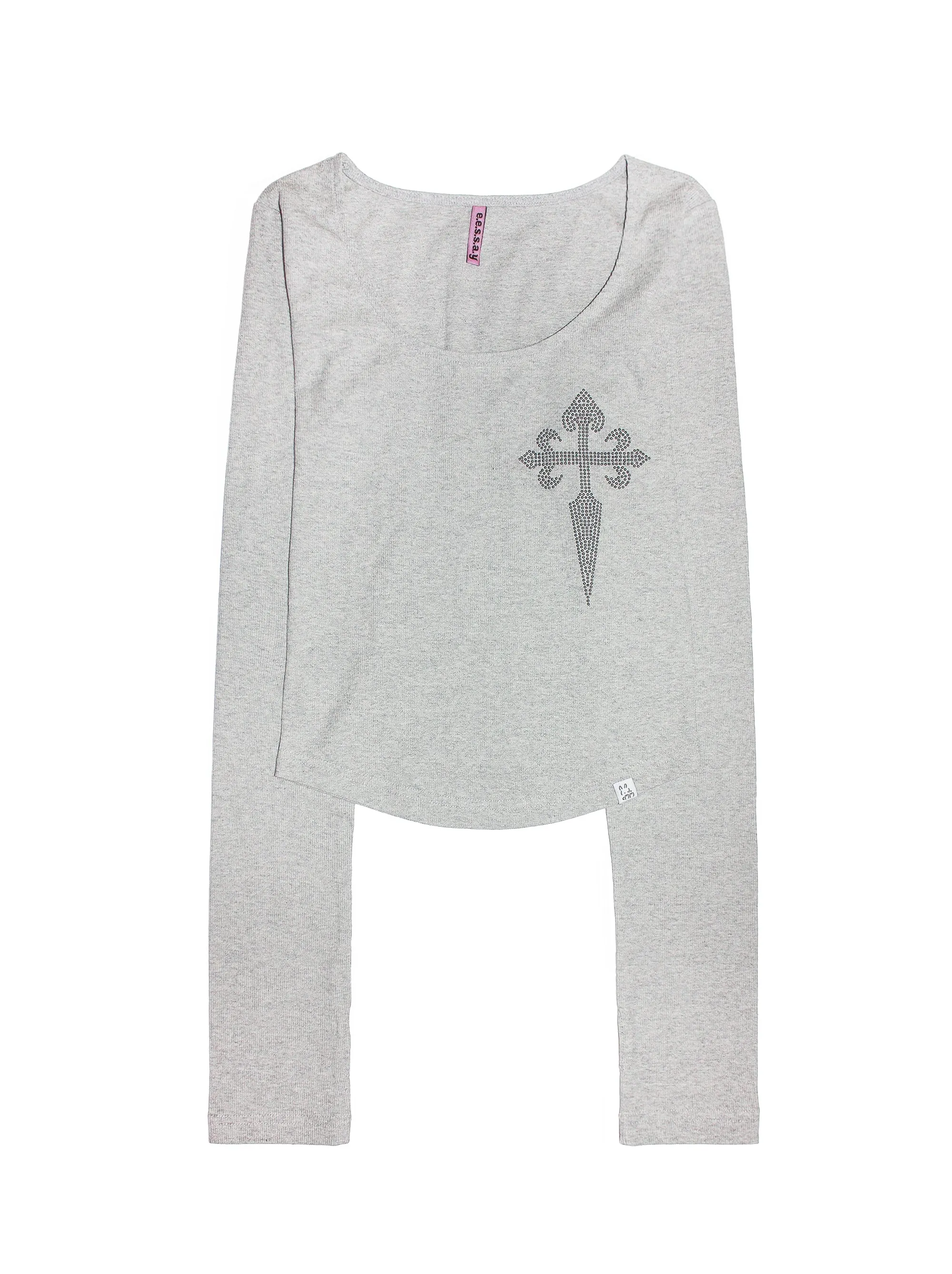[EESSAY] FW 24 SERAPHIC T SHIRT - GRAY