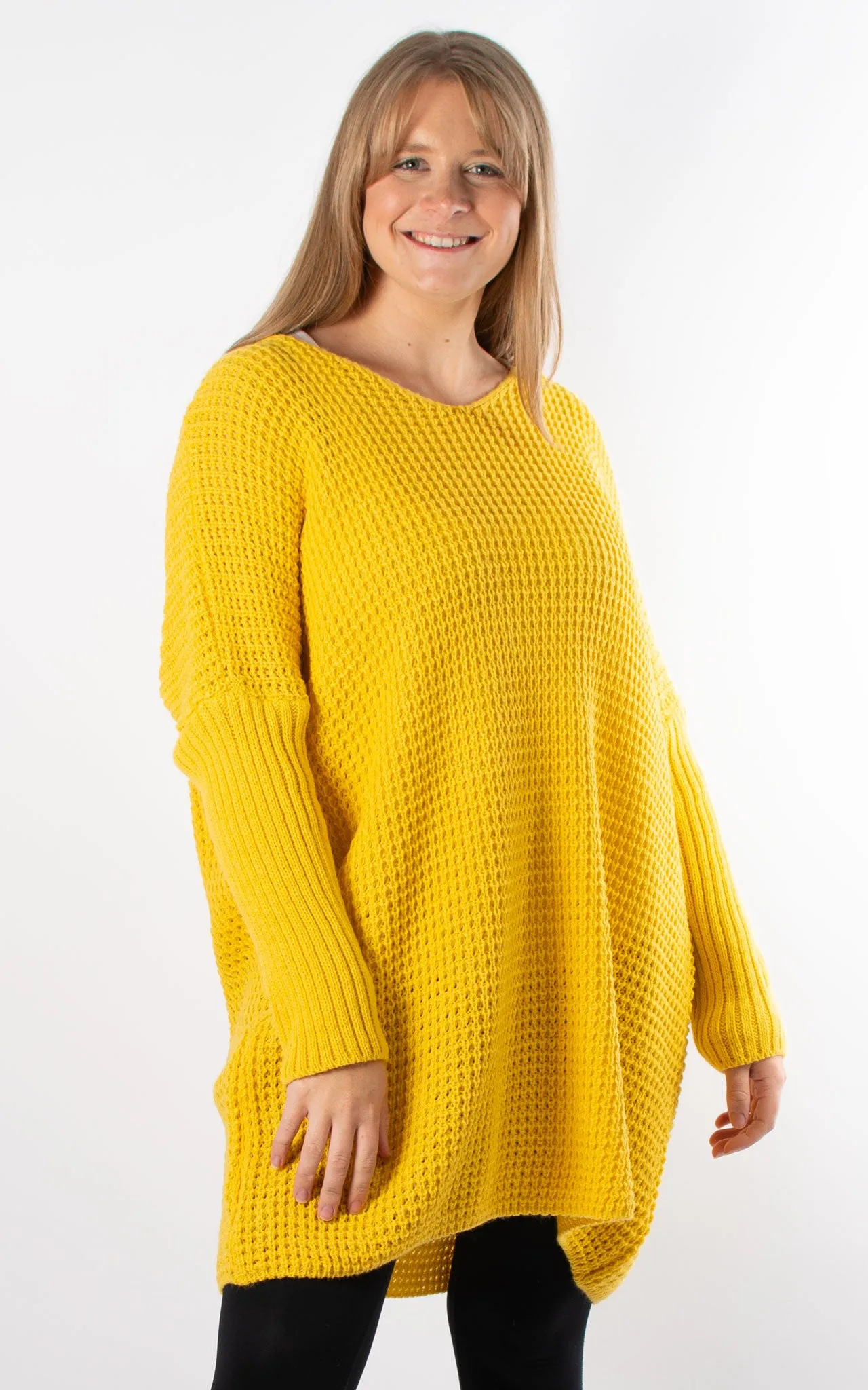 Elaine Knitted Tunic | Yellow