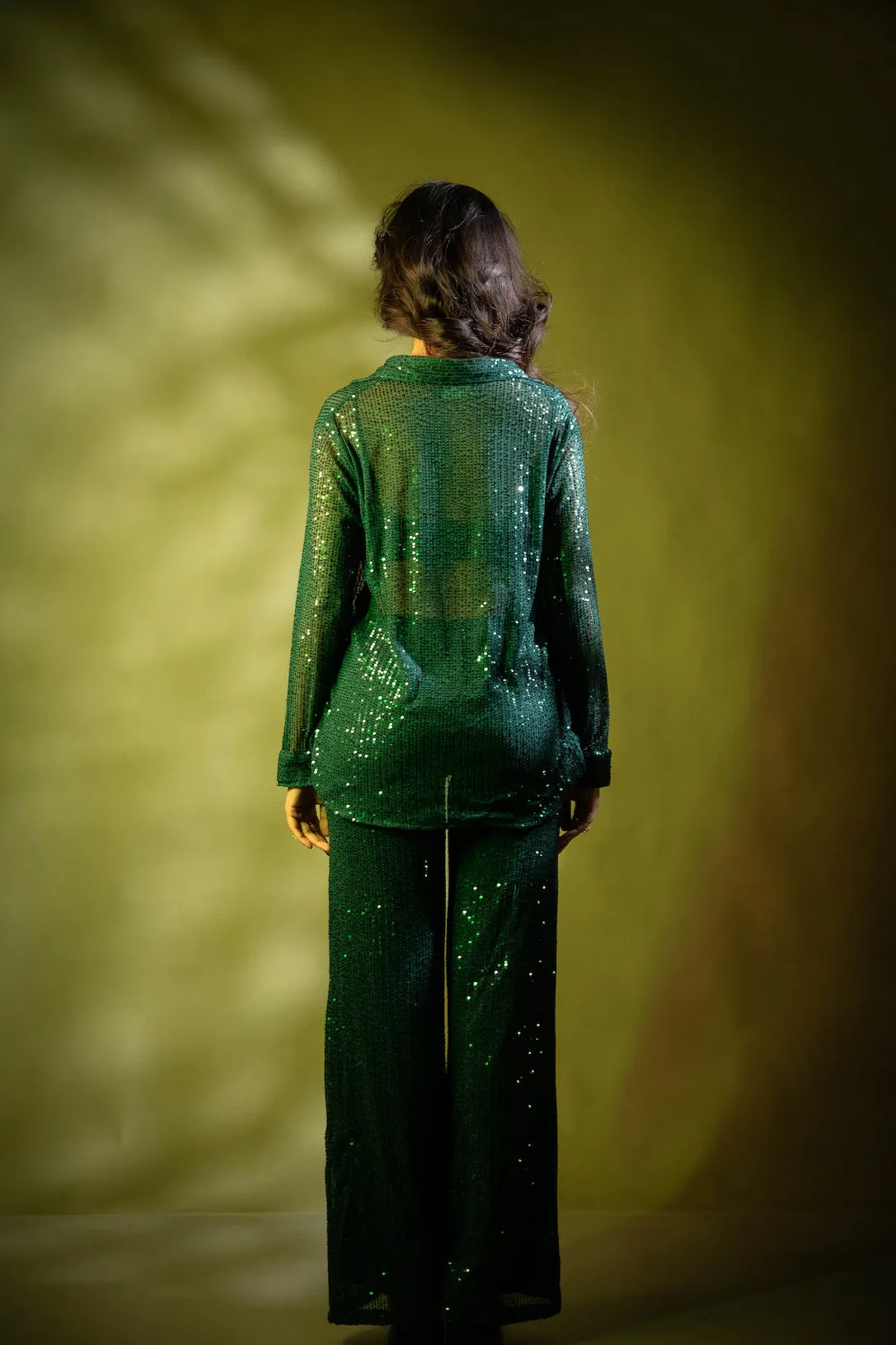 Emerald Sequin Coord Set