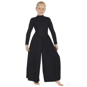 Eurotard Child High Neck Jumpsuit w- Zipper Back