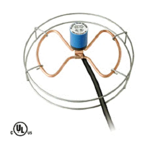 Farm Innovators H-429 1500 Watt Submergible Plastic Stock Tank De-Icer With Cage - Quantity of 3