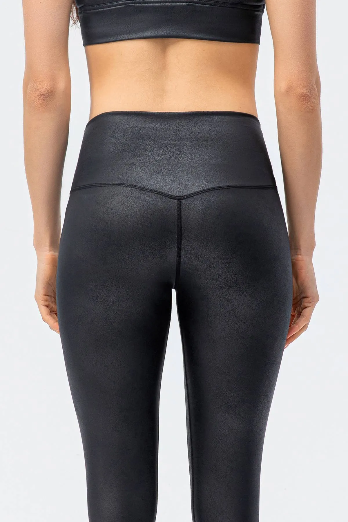 Faux Leather Moto Leggings