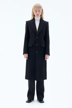 Filippa K Capsule 93: Slim Black Wool Coat