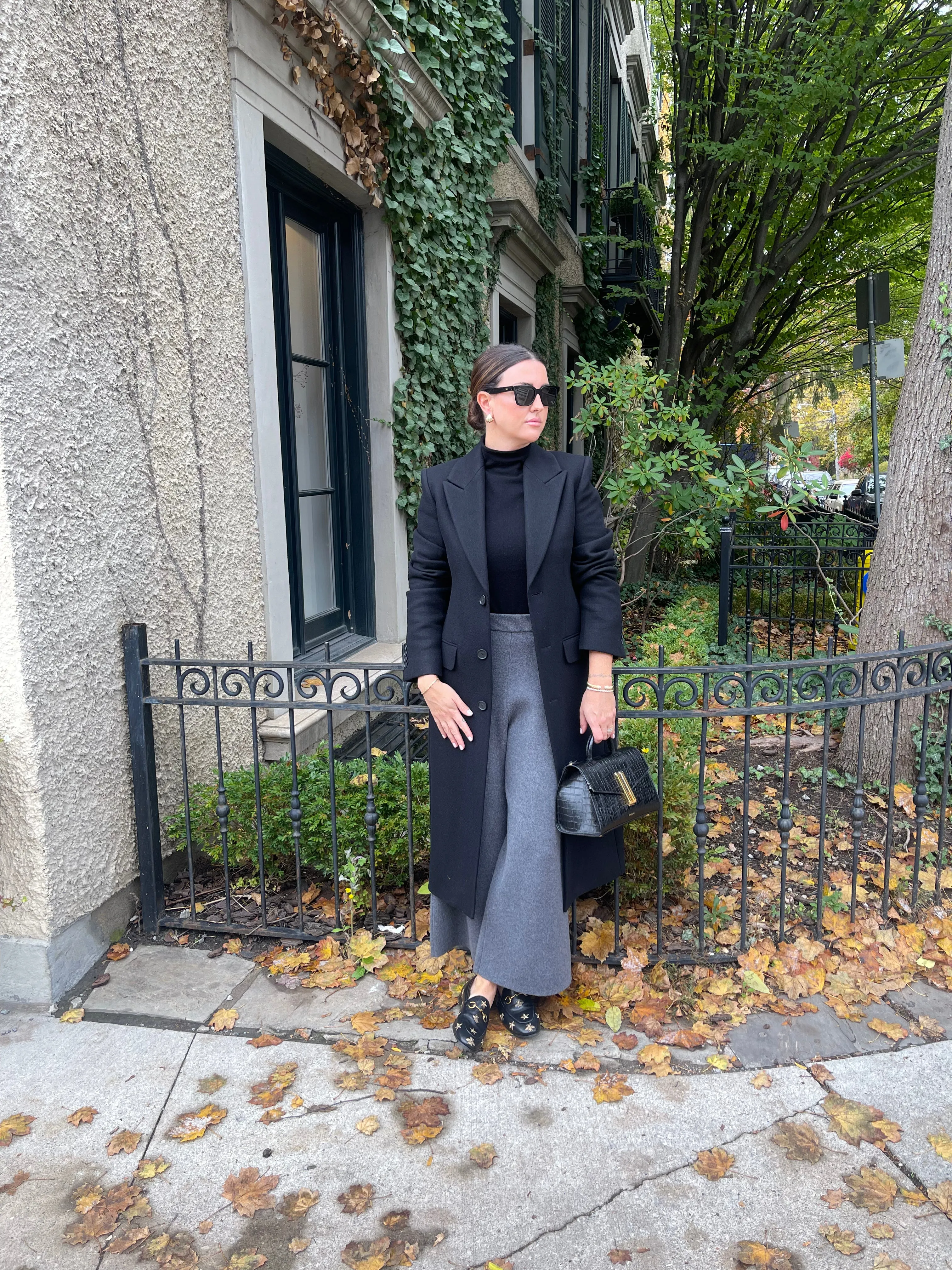 Filippa K Capsule 93: Slim Black Wool Coat