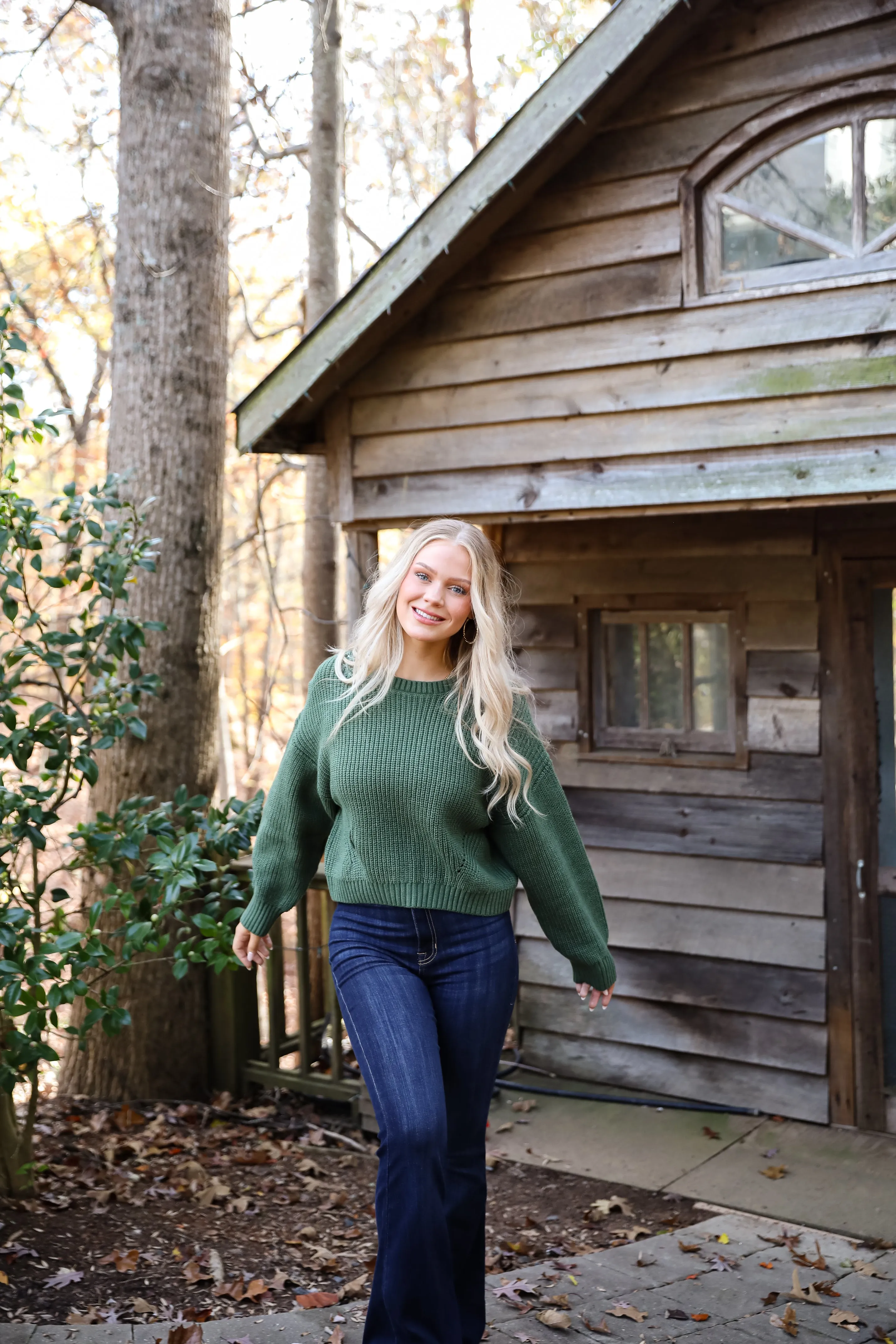 FINAL SALE - Immaculate Essence Olive Sweater