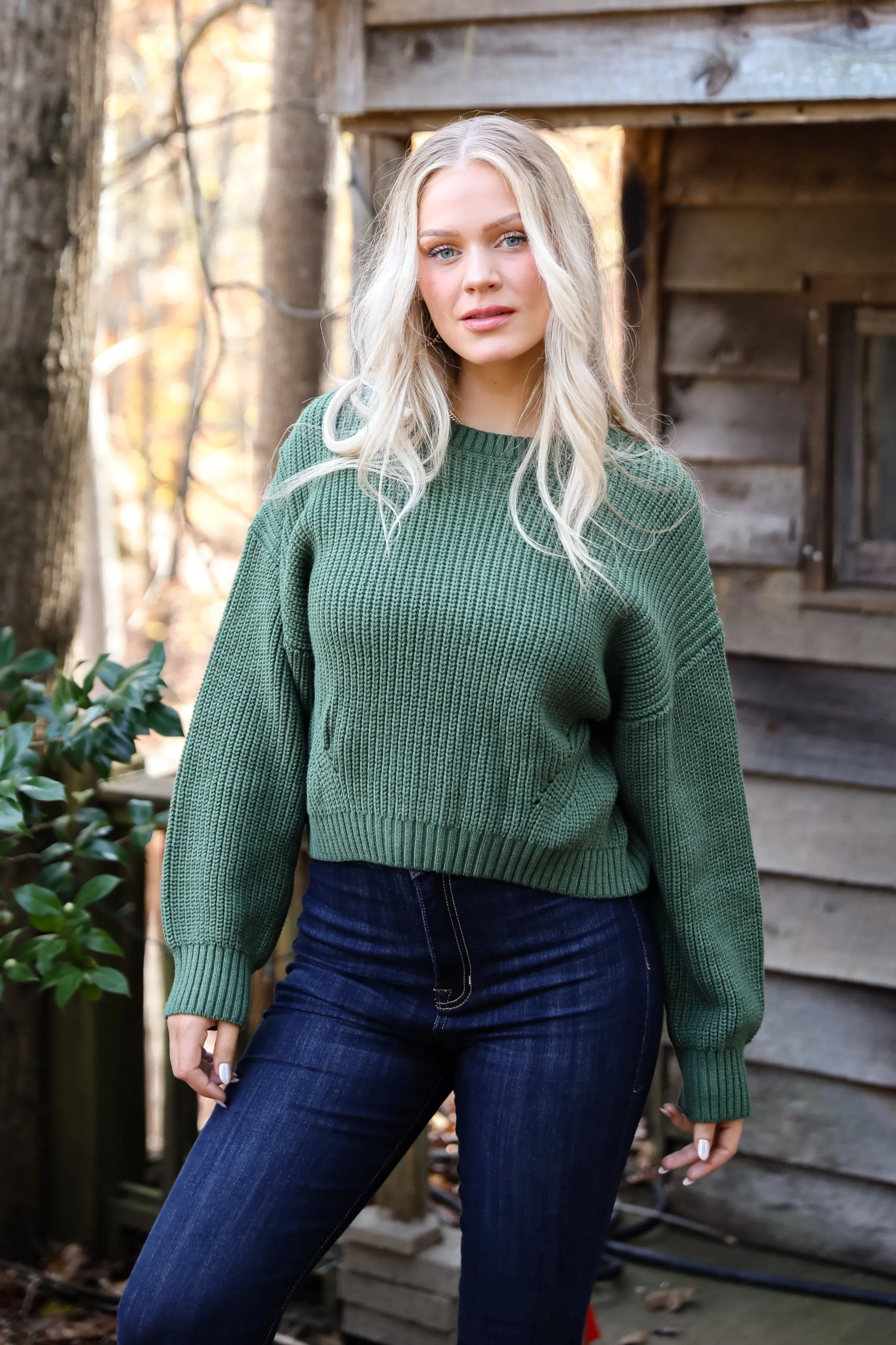 FINAL SALE - Immaculate Essence Olive Sweater