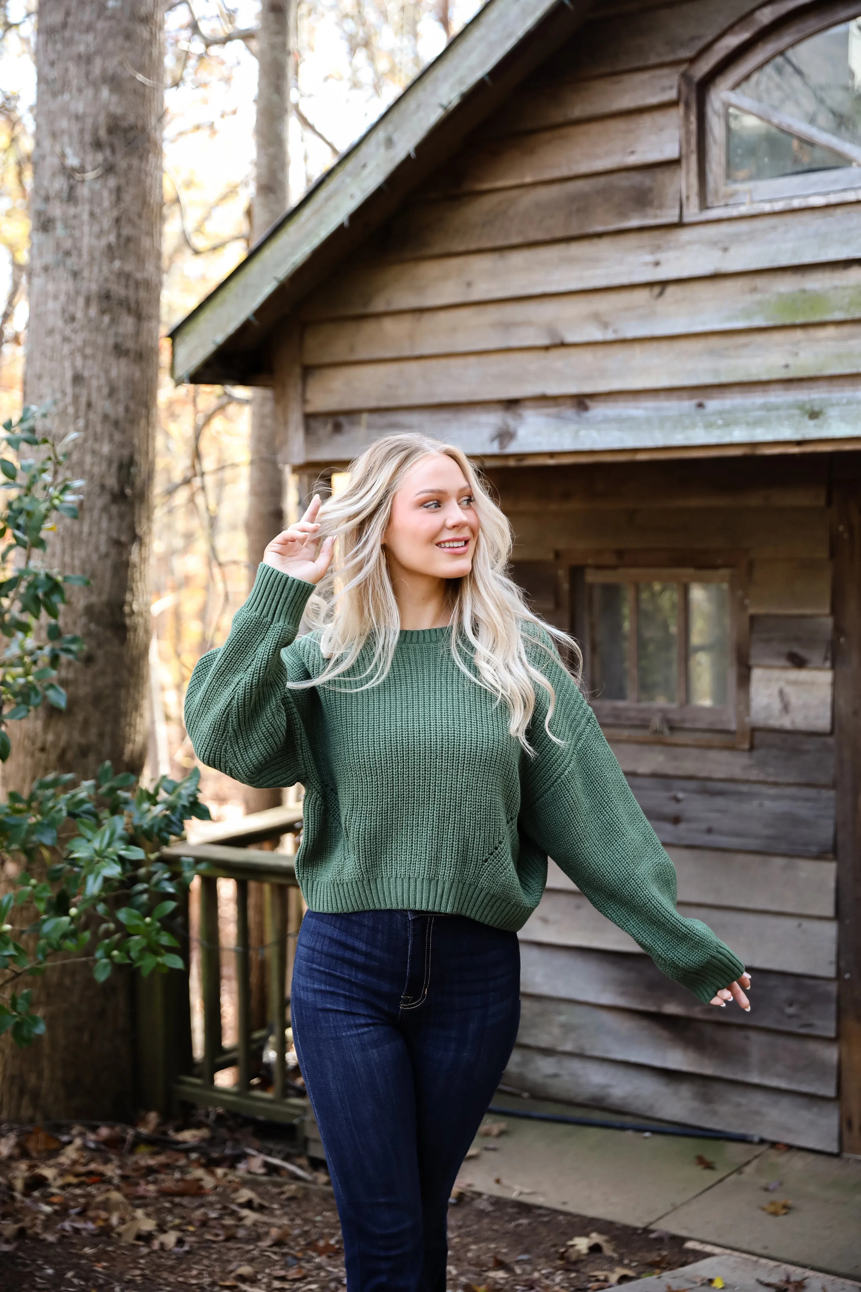 FINAL SALE - Immaculate Essence Olive Sweater