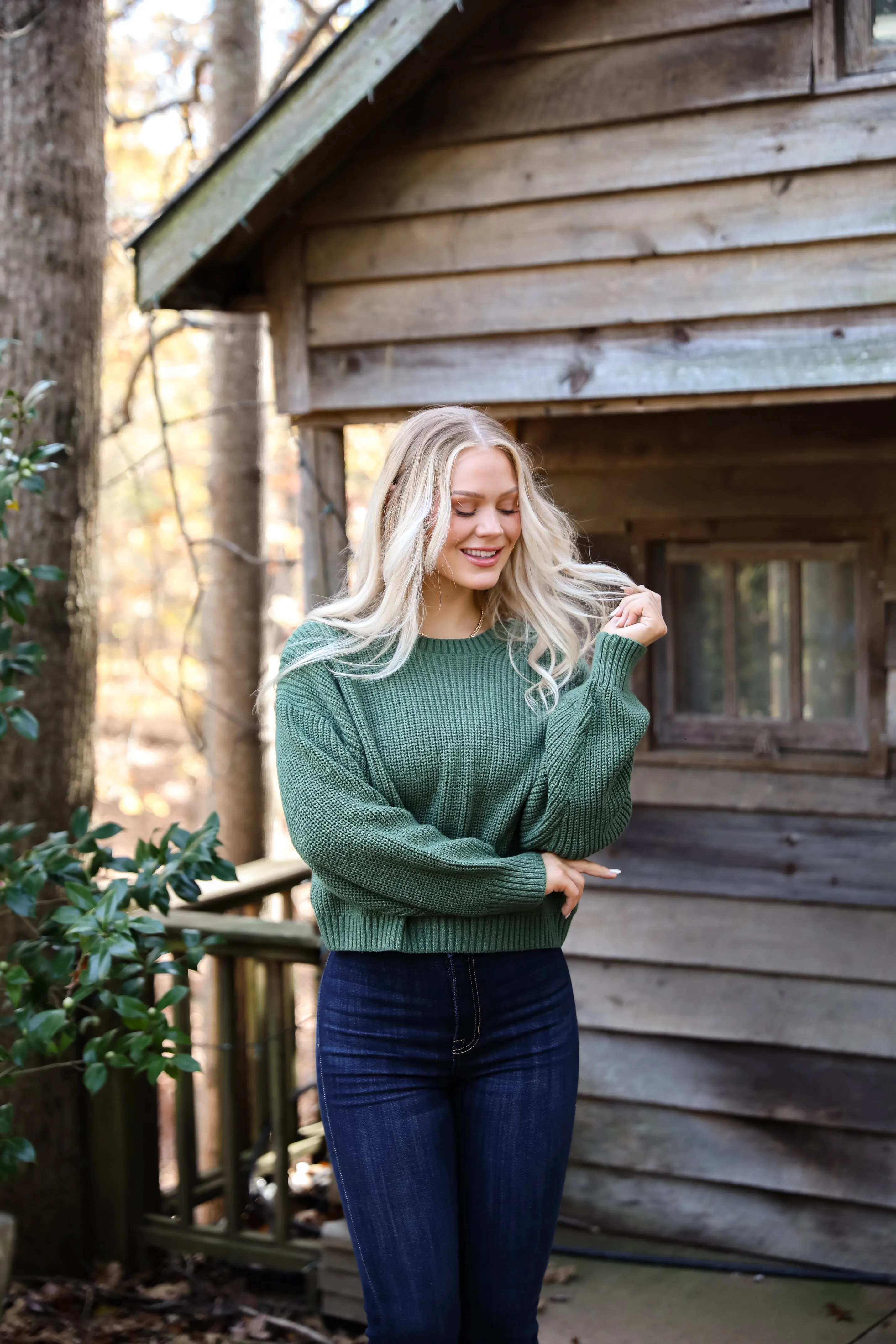 FINAL SALE - Immaculate Essence Olive Sweater