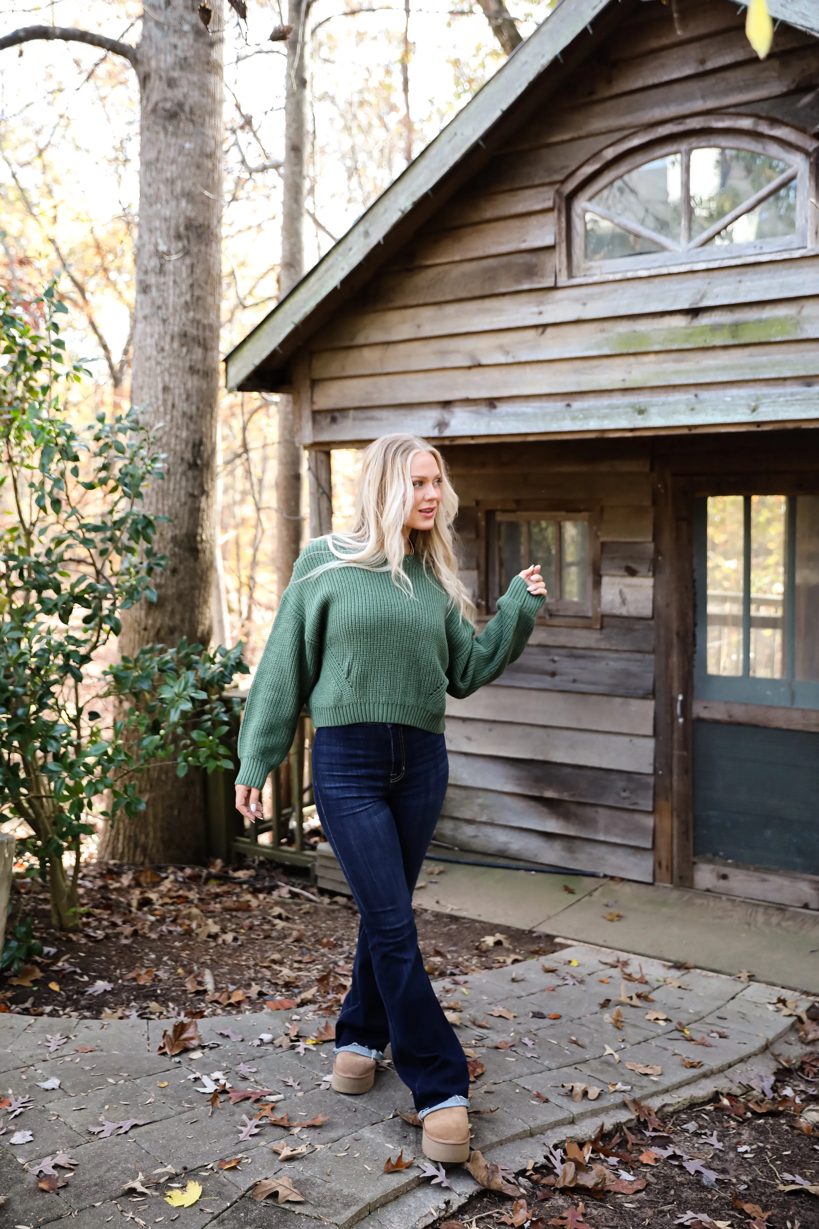 FINAL SALE - Immaculate Essence Olive Sweater