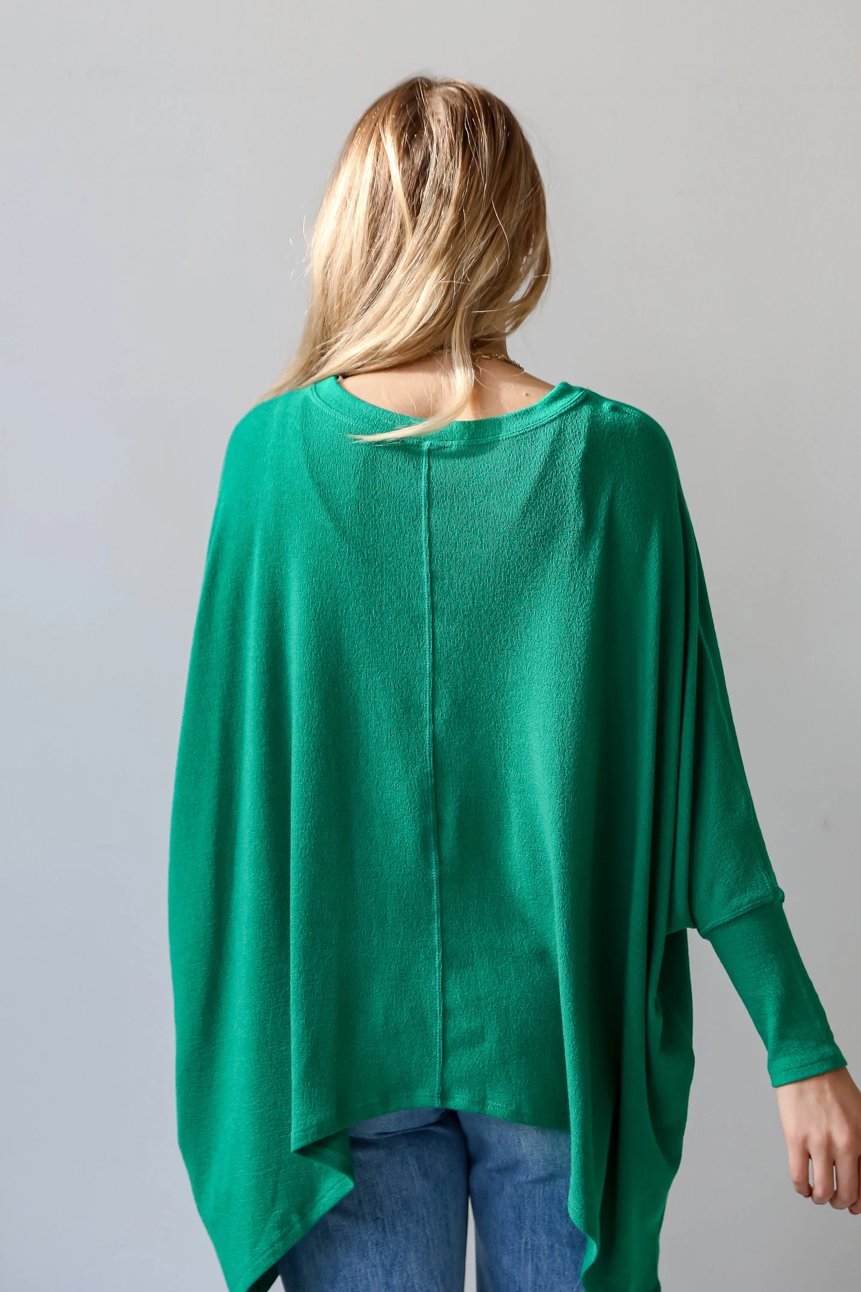 FINAL SALE - Jasmine Lightweight Knit Oversized Top - DU DEAL