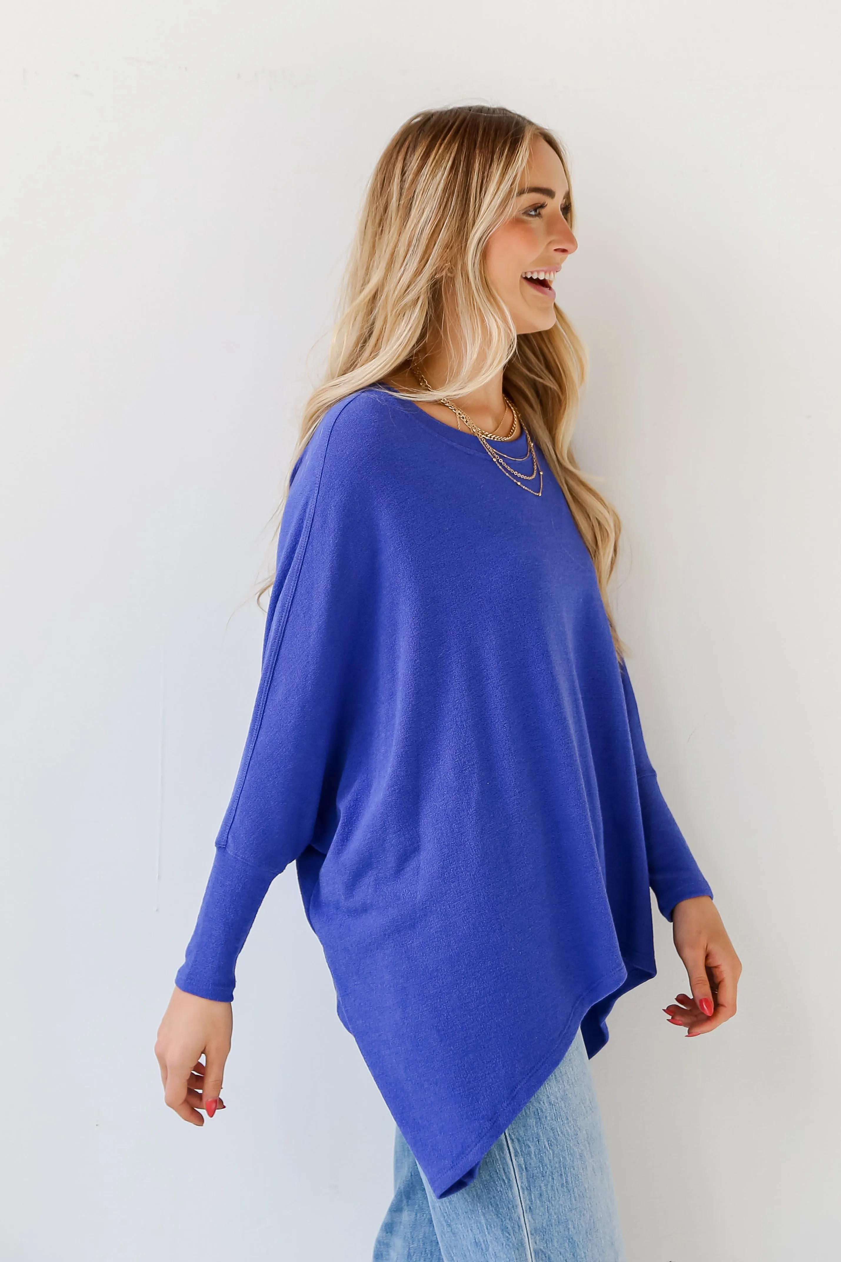 FINAL SALE - Jasmine Lightweight Knit Oversized Top - DU DEAL