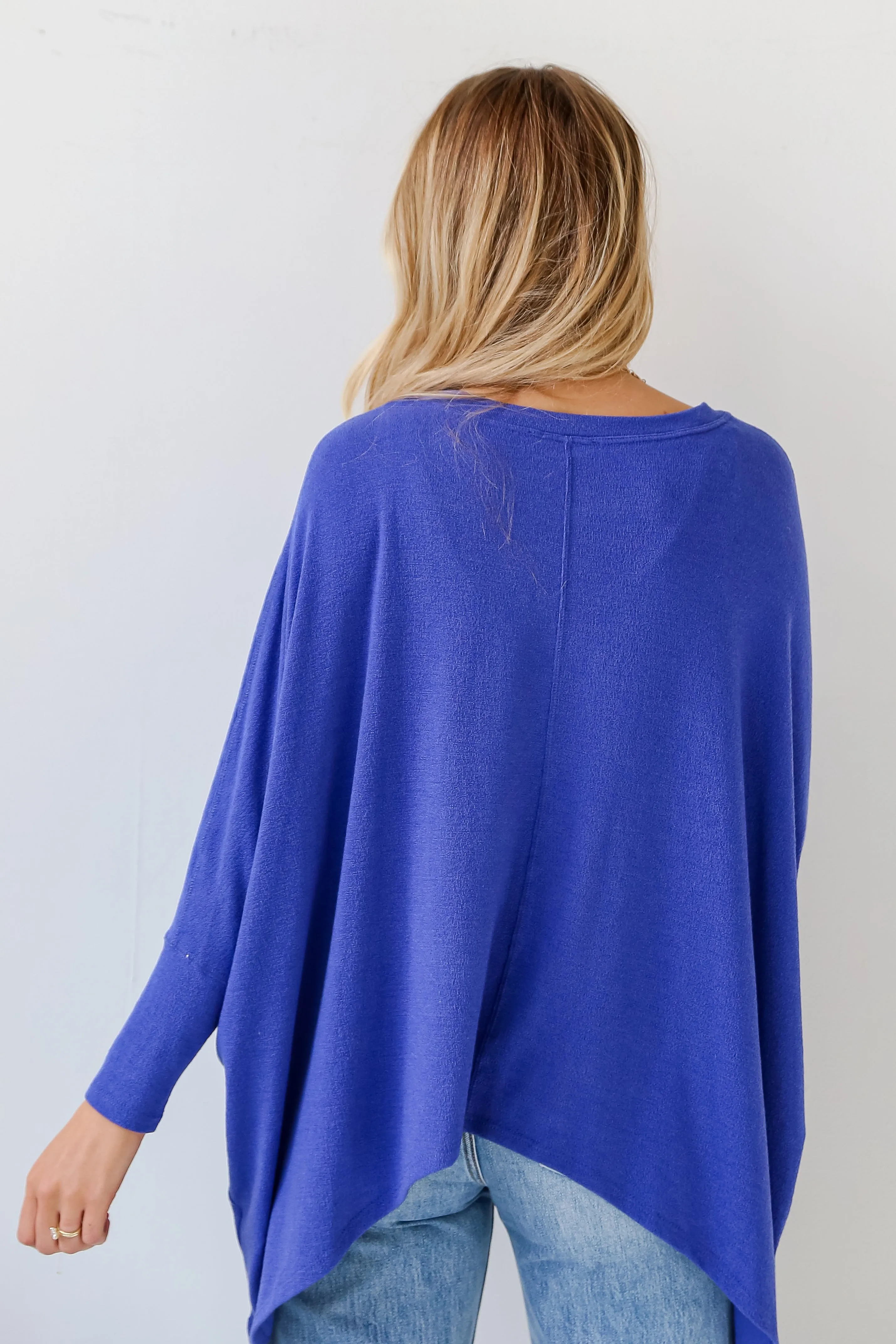 FINAL SALE - Jasmine Lightweight Knit Oversized Top - DU DEAL