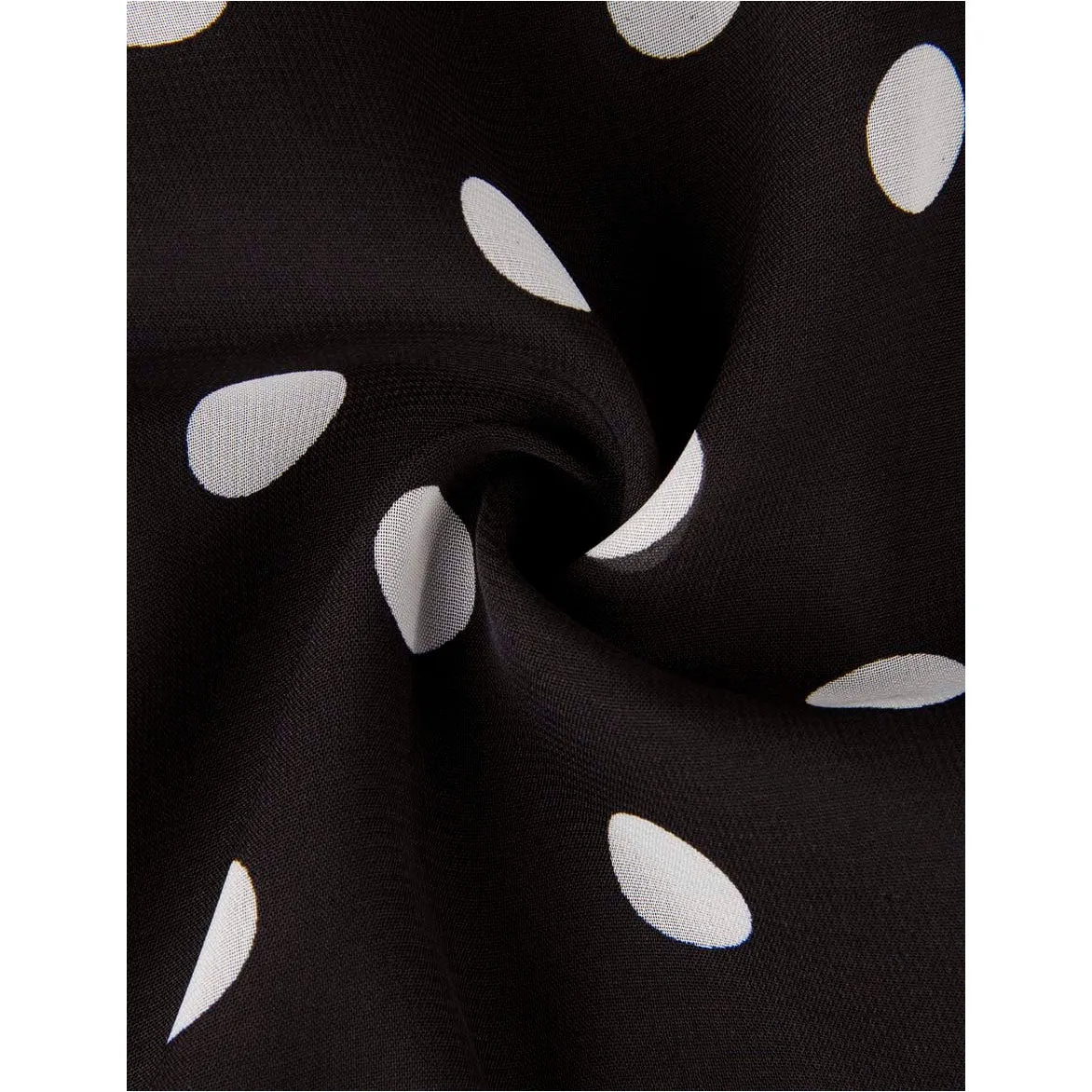 Flared Short Sleeve Chiffon Blouse