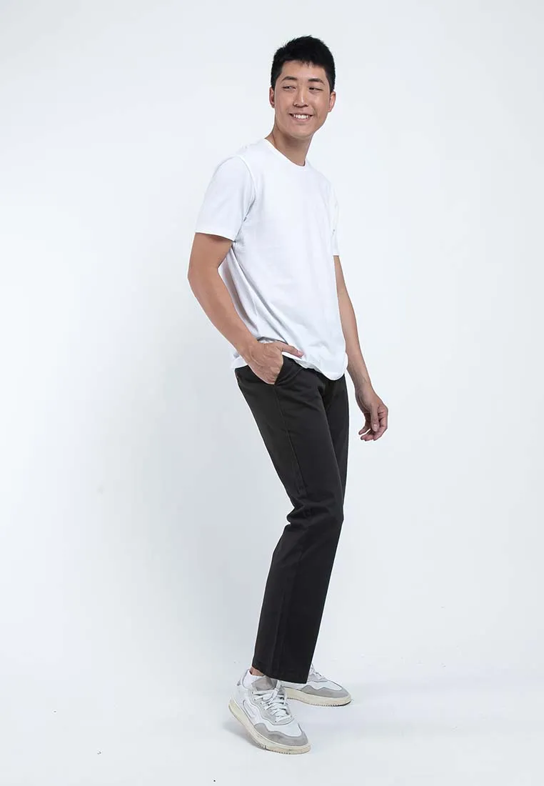Forest Stretchable Chino Pants Trousers Straight Cut Khakis Pant Men Cotton Men Long Pants | Seluar Lelaki - 610197