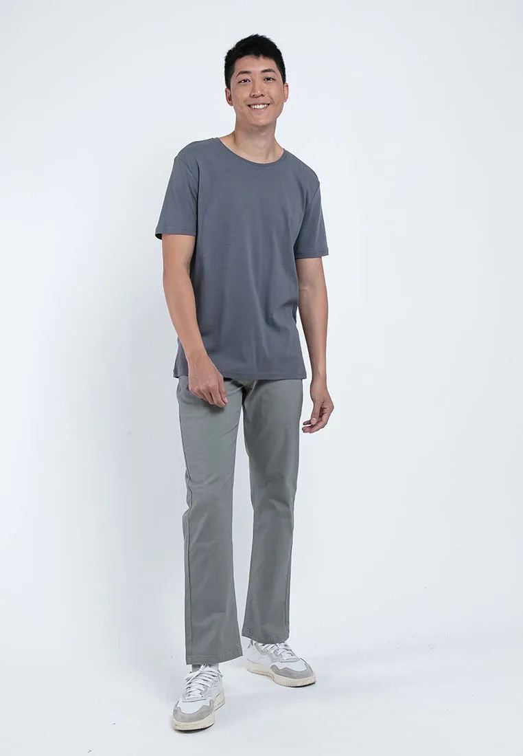 Forest Stretchable Chino Pants Trousers Straight Cut Khakis Pant Men Cotton Men Long Pants | Seluar Lelaki - 610197