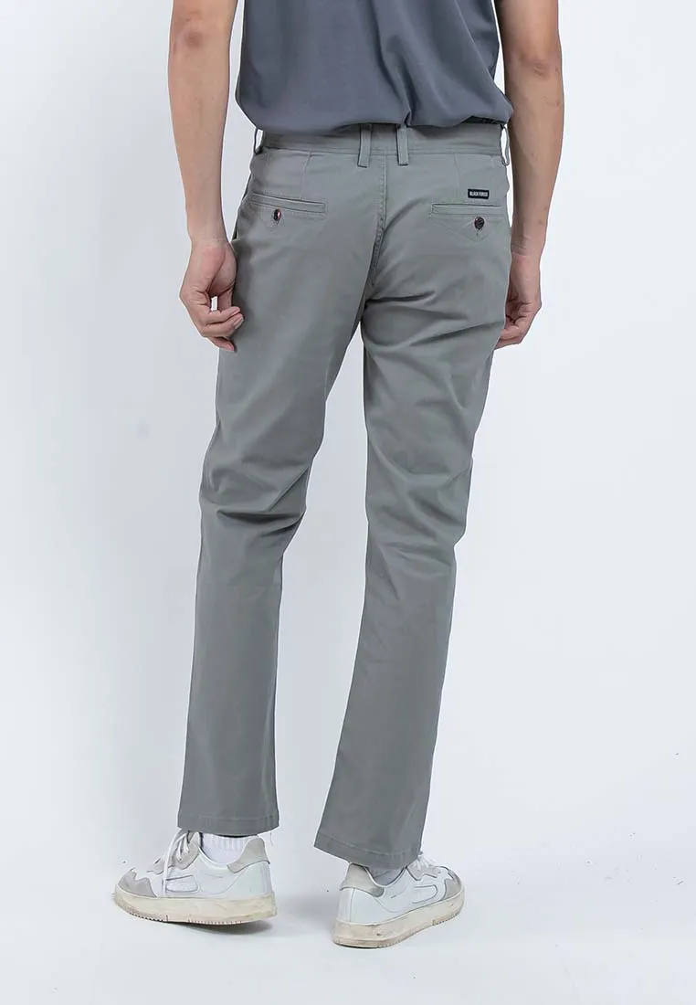 Forest Stretchable Chino Pants Trousers Straight Cut Khakis Pant Men Cotton Men Long Pants | Seluar Lelaki - 610197