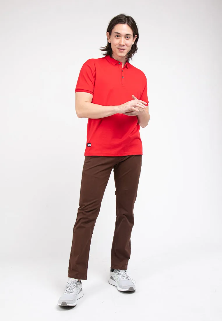 Forest Stretchable Chino Pants Trousers Straight Cut Khakis Pant Men Cotton Men Long Pants | Seluar Lelaki - 610197