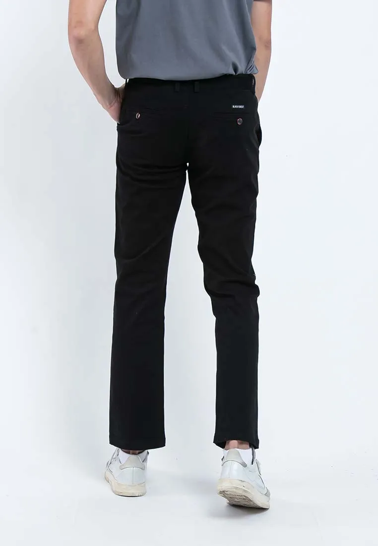 Forest Stretchable Chino Pants Trousers Straight Cut Khakis Pant Men Cotton Men Long Pants | Seluar Lelaki - 610197