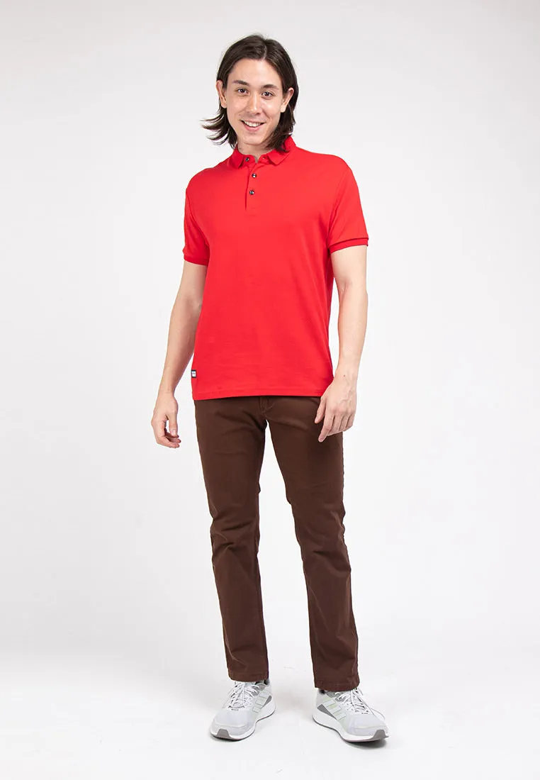 Forest Stretchable Chino Pants Trousers Straight Cut Khakis Pant Men Cotton Men Long Pants | Seluar Lelaki - 610197