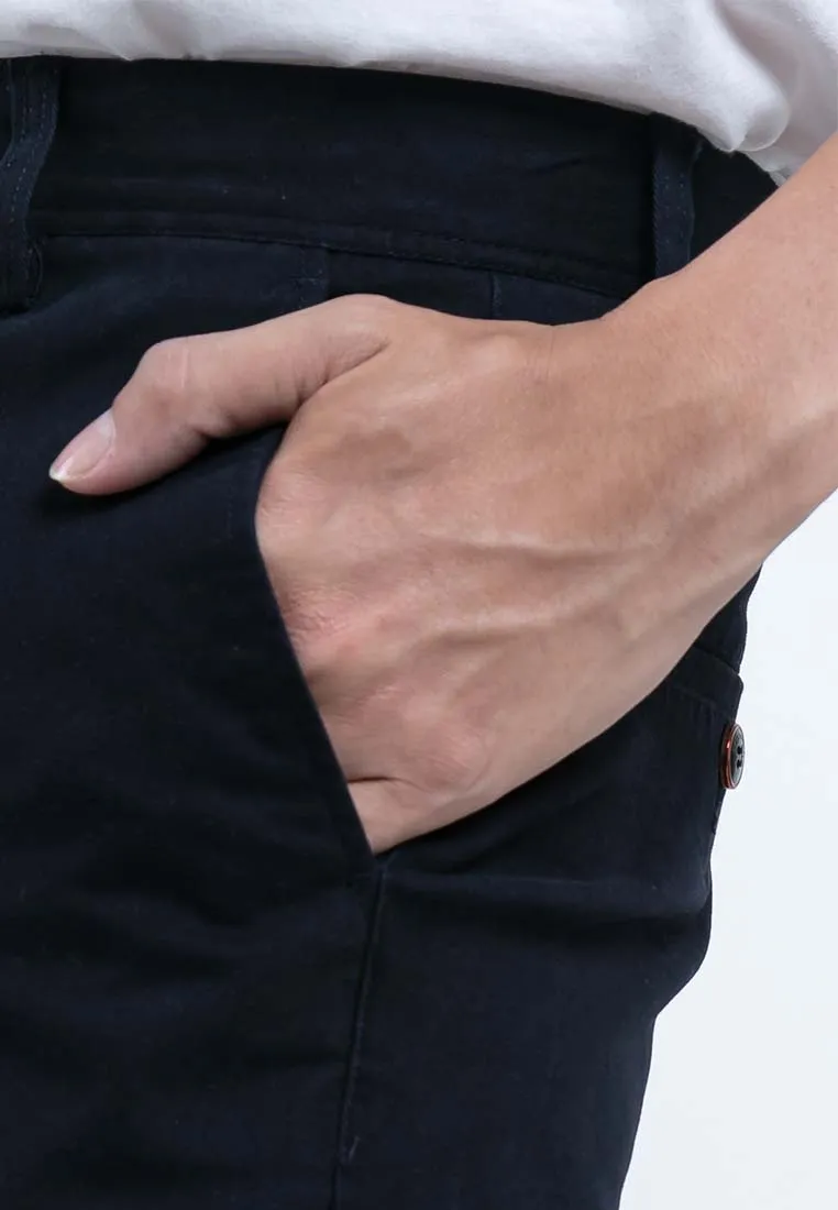 Forest Stretchable Chino Pants Trousers Straight Cut Khakis Pant Men Cotton Men Long Pants | Seluar Lelaki - 610197