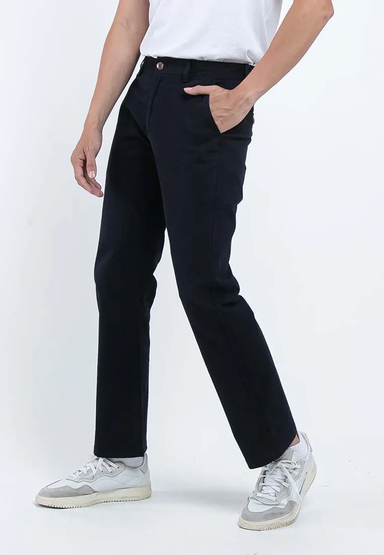 Forest Stretchable Chino Pants Trousers Straight Cut Khakis Pant Men Cotton Men Long Pants | Seluar Lelaki - 610197