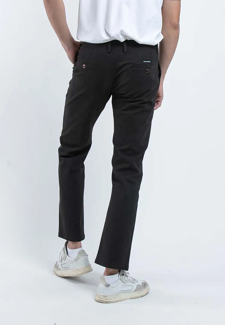 Forest Stretchable Chino Pants Trousers Straight Cut Khakis Pant Men Cotton Men Long Pants | Seluar Lelaki - 610197
