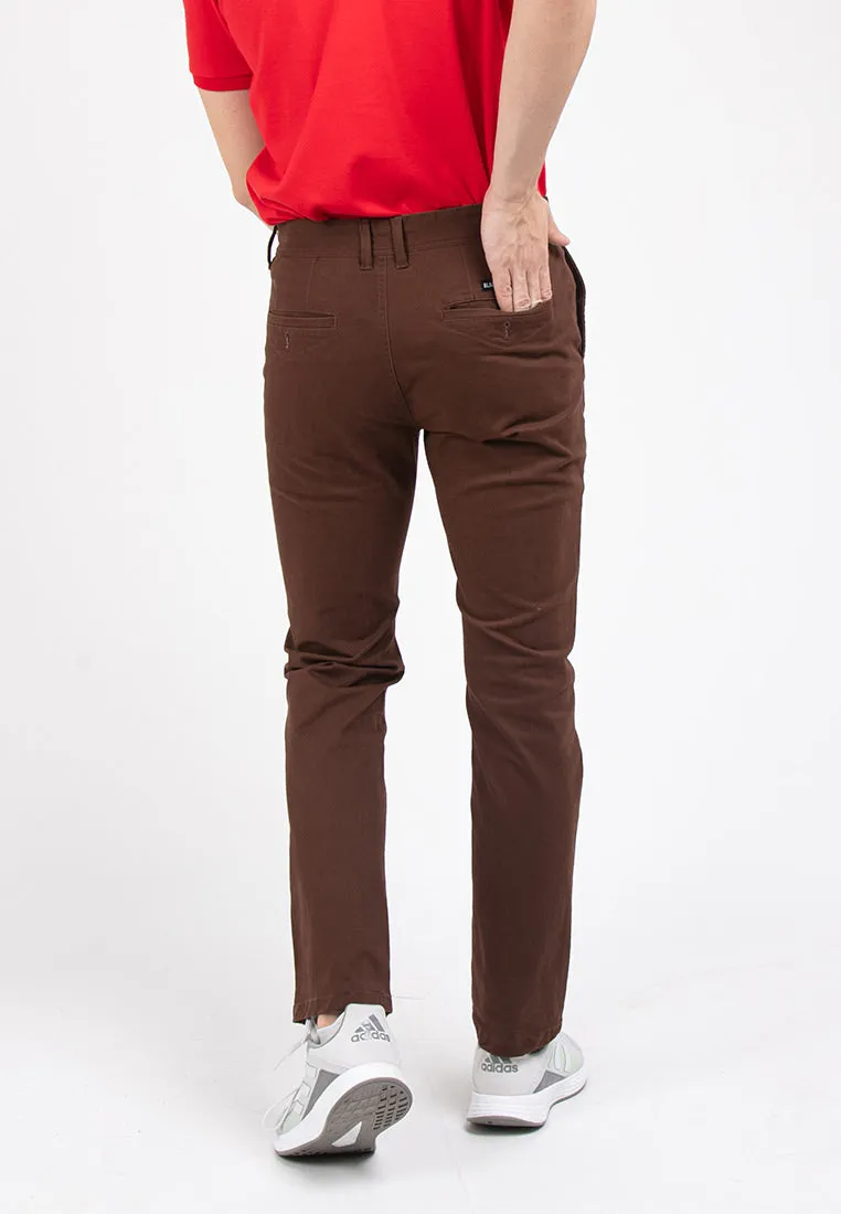 Forest Stretchable Chino Pants Trousers Straight Cut Khakis Pant Men Cotton Men Long Pants | Seluar Lelaki - 610197