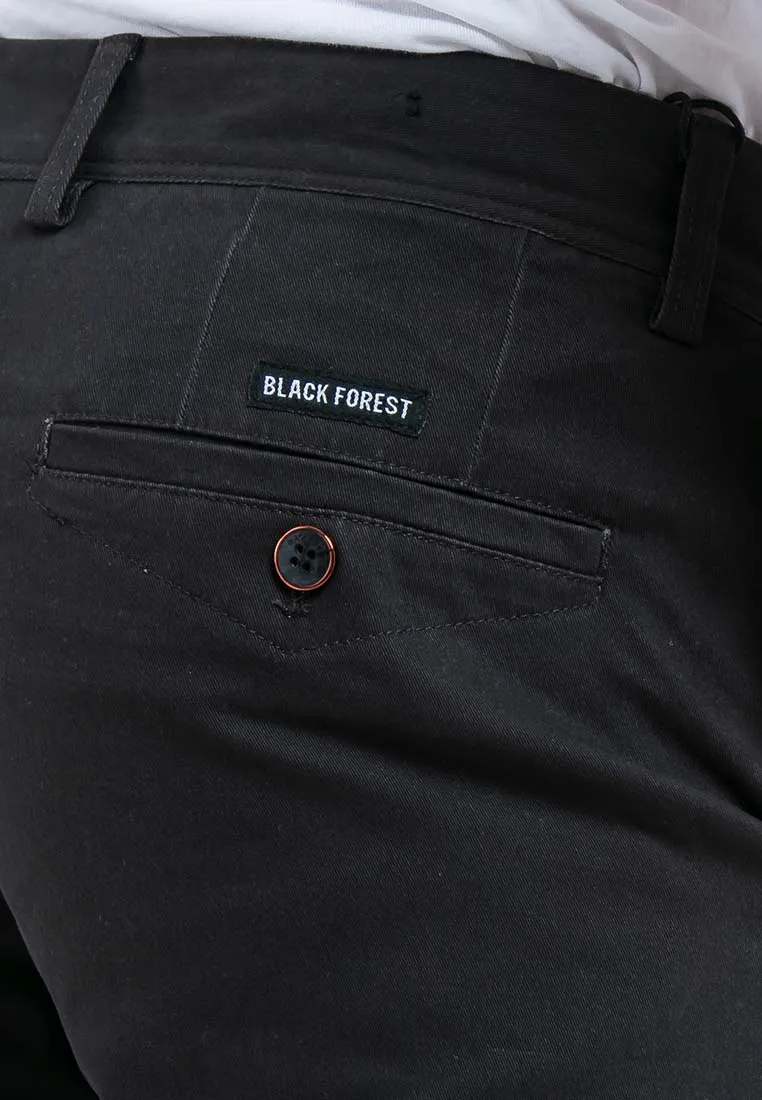Forest Stretchable Chino Pants Trousers Straight Cut Khakis Pant Men Cotton Men Long Pants | Seluar Lelaki - 610197