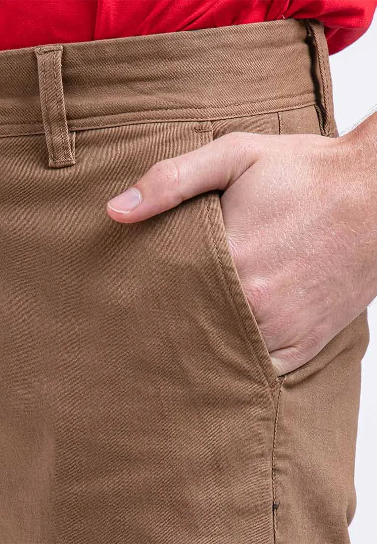 Forest Stretchable Chino Pants Trousers Straight Cut Khakis Pant Men Cotton Men Long Pants | Seluar Lelaki - 610197
