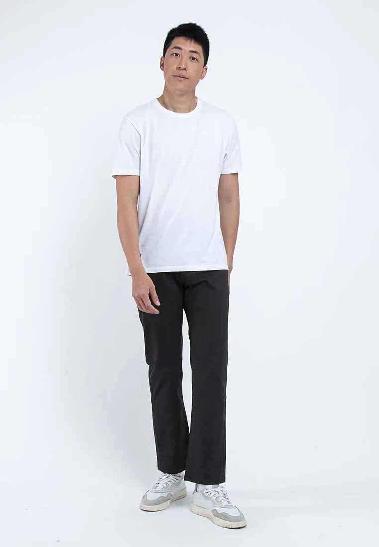 Forest Stretchable Chino Pants Trousers Straight Cut Khakis Pant Men Cotton Men Long Pants | Seluar Lelaki - 610197