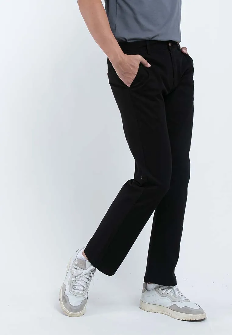 Forest Stretchable Chino Pants Trousers Straight Cut Khakis Pant Men Cotton Men Long Pants | Seluar Lelaki - 610197