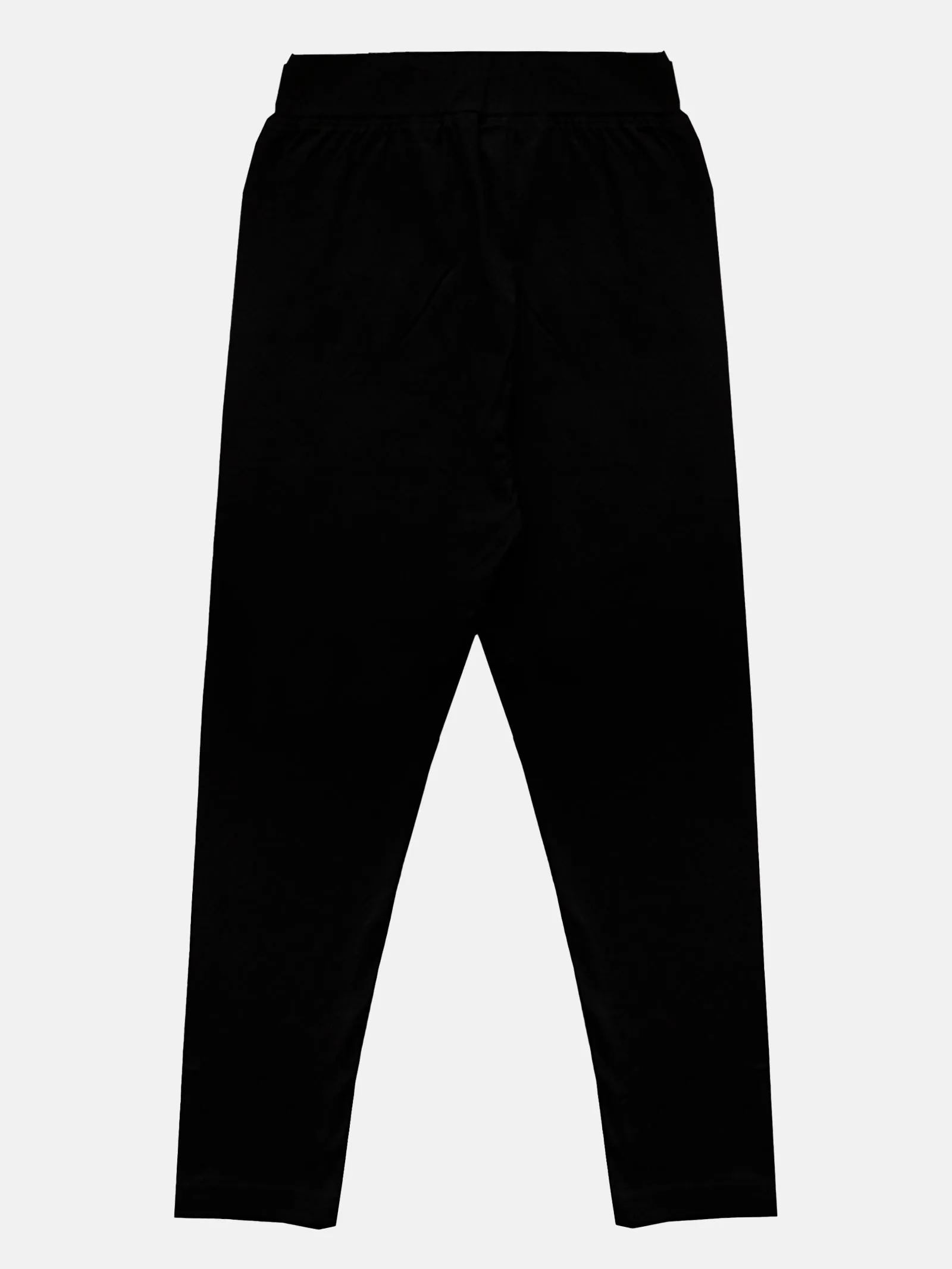 Girls Solid Capri Legging With Stud Pack Of 2
