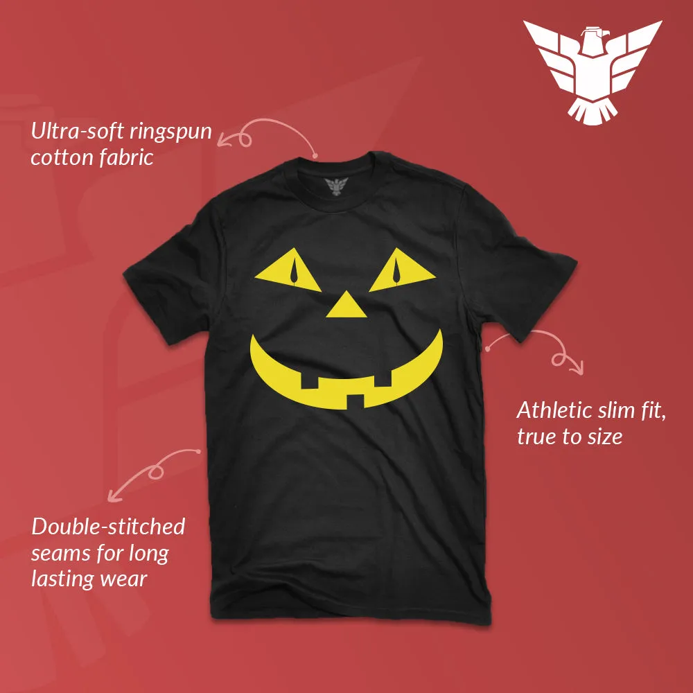 Glow in the Dark Jack O'Lantern Pumpkin Shirt for Halloween Costume and More