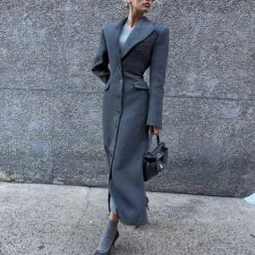 Gray Wool Coat