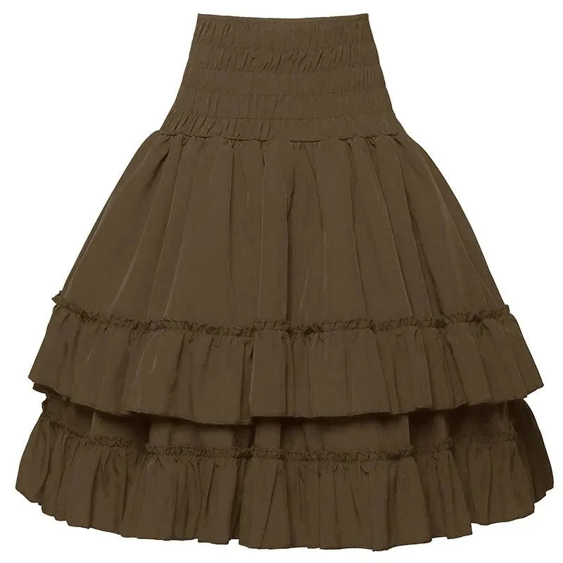 High waisted Steampunk skirt
