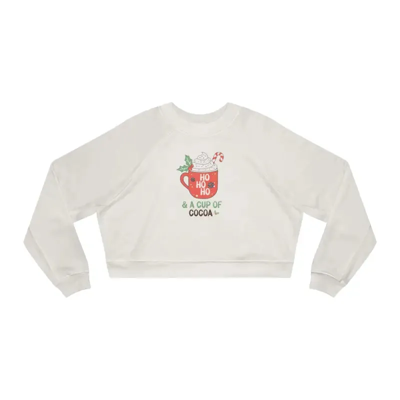 Holiday Vibes Cropped Fleece Pullover