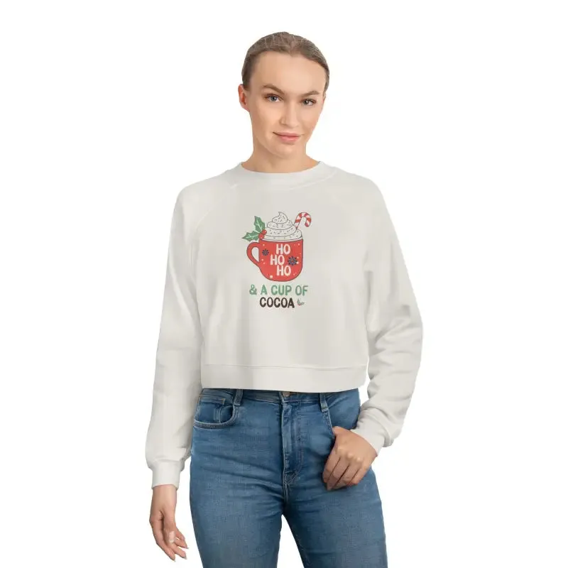 Holiday Vibes Cropped Fleece Pullover
