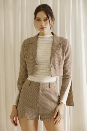 Houndstooth Top