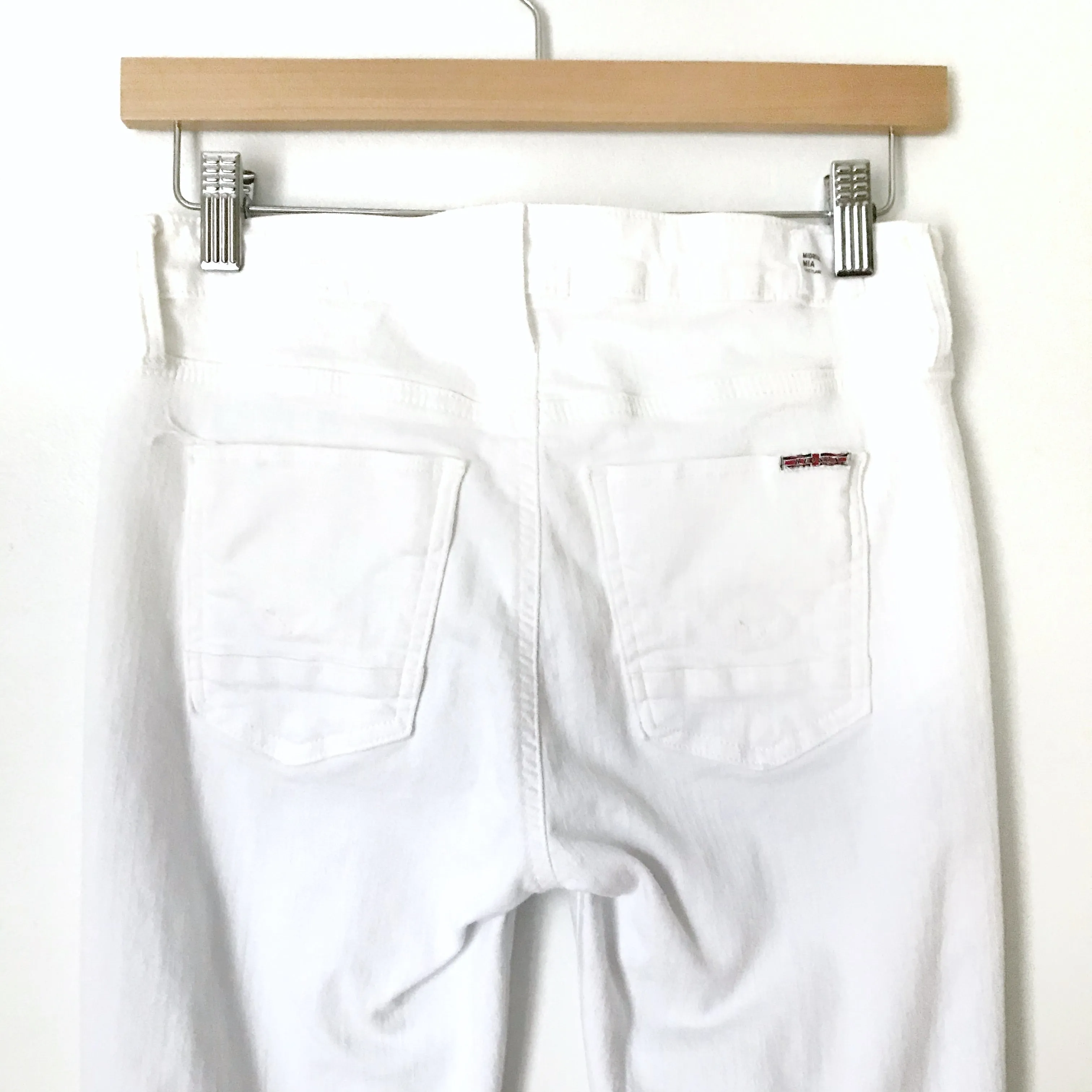 Hudson White Flare Jeans- Size 26 (Inseam 35”) see notes