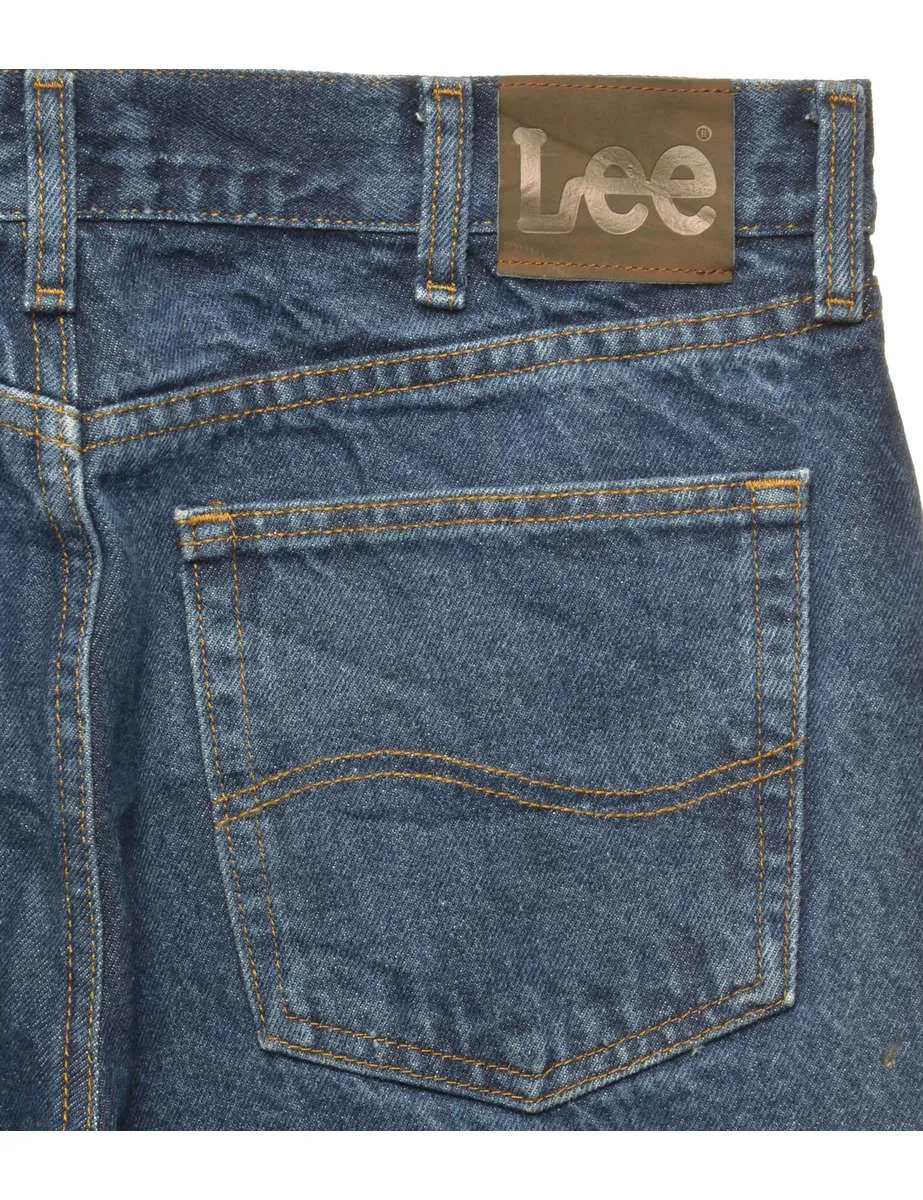 Indigo Straight-Leg Lee Jeans - W34 L33