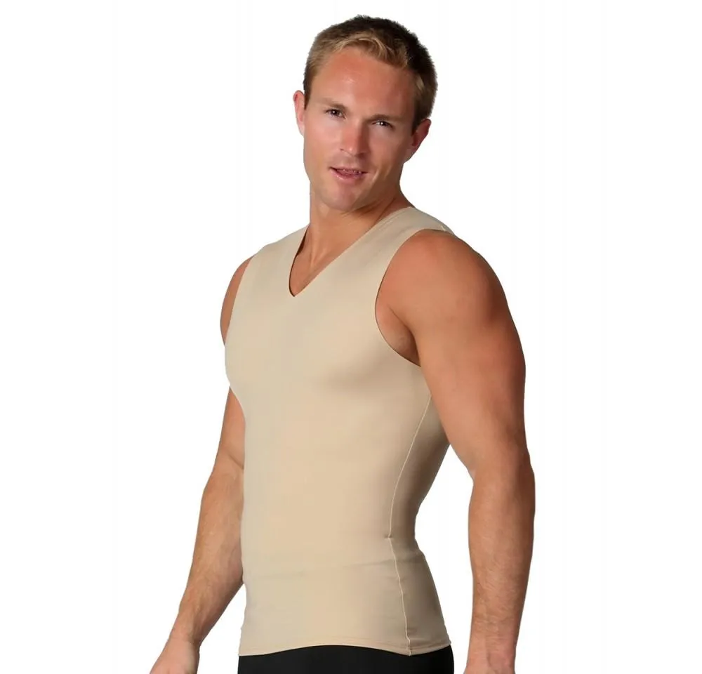 Insta Slim High Compression Sleeveless V Neck Tank ISVS00N1