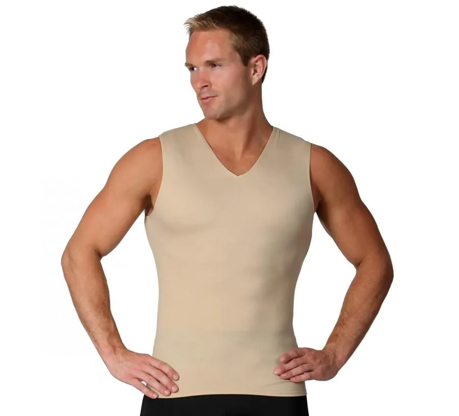 Insta Slim High Compression Sleeveless V Neck Tank ISVS00N1