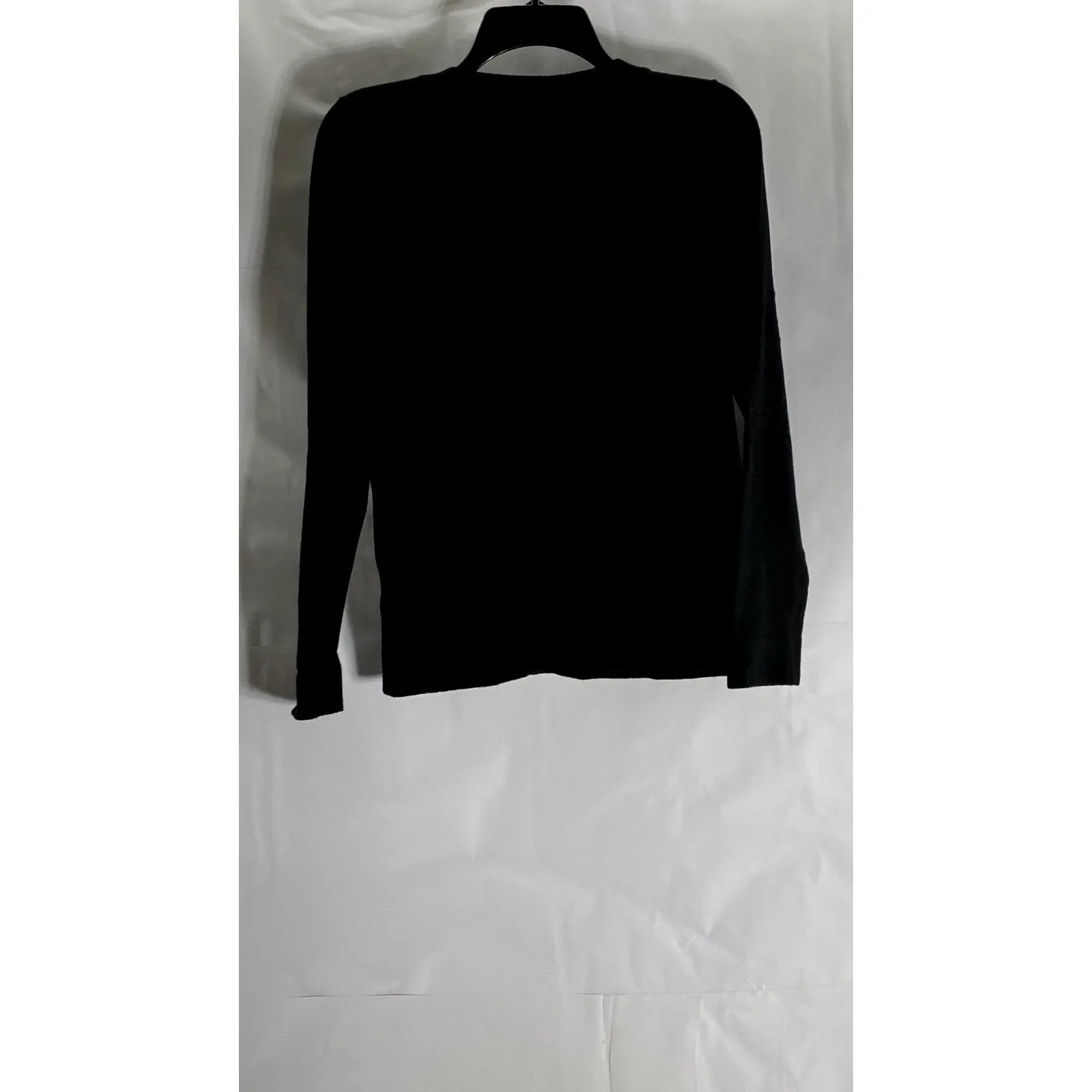 J. CREW MERCANTILE Women's Black Solid Crewneck Cotton-Blend Sweater SZ XS