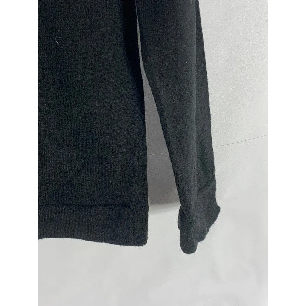 J. CREW MERCANTILE Women's Black Solid Crewneck Cotton-Blend Sweater SZ XS