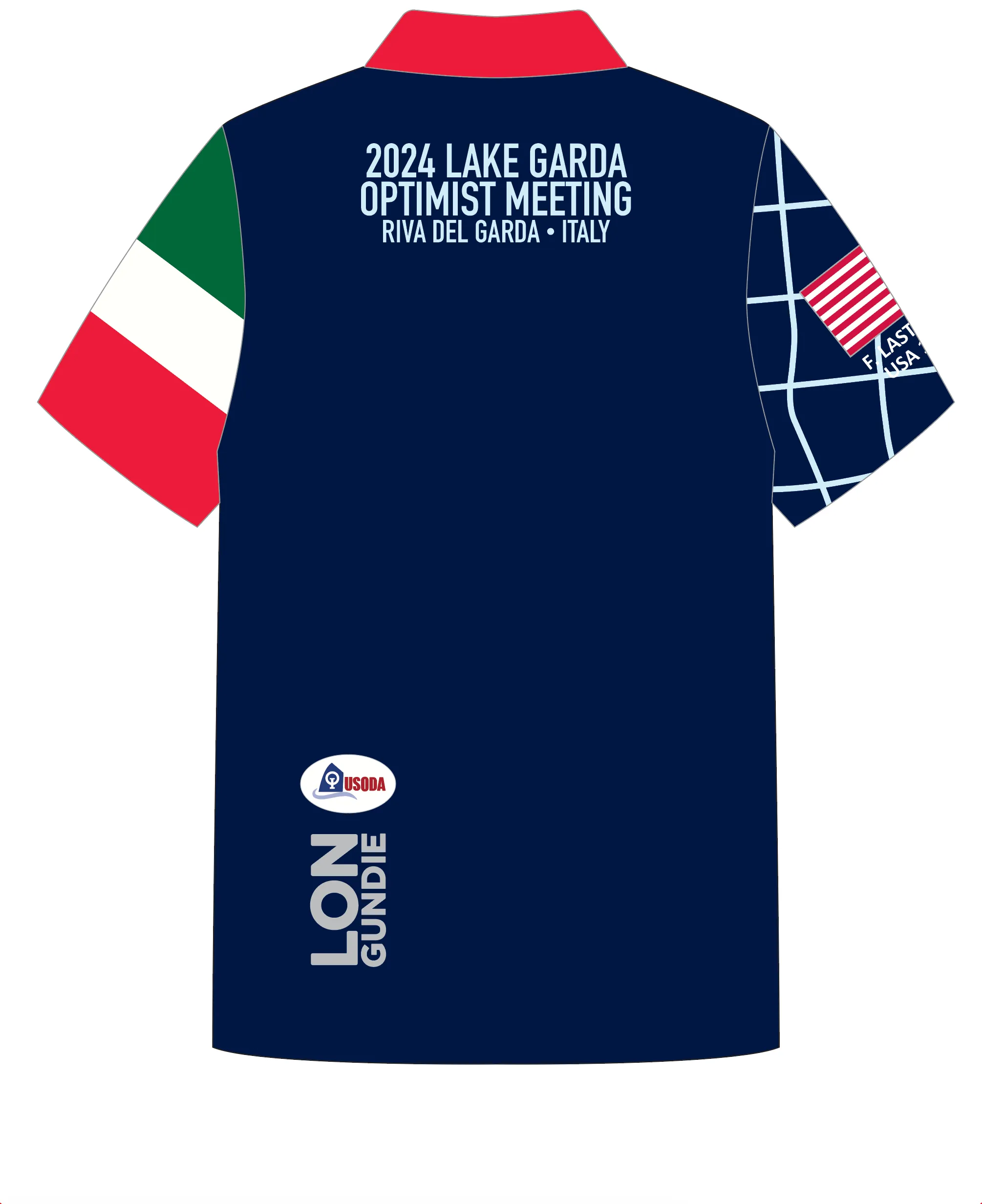 JR POLO SHIRT TOP SHORT SLEEVE LT BLUE | USODA GARDA | PSNLZ'D