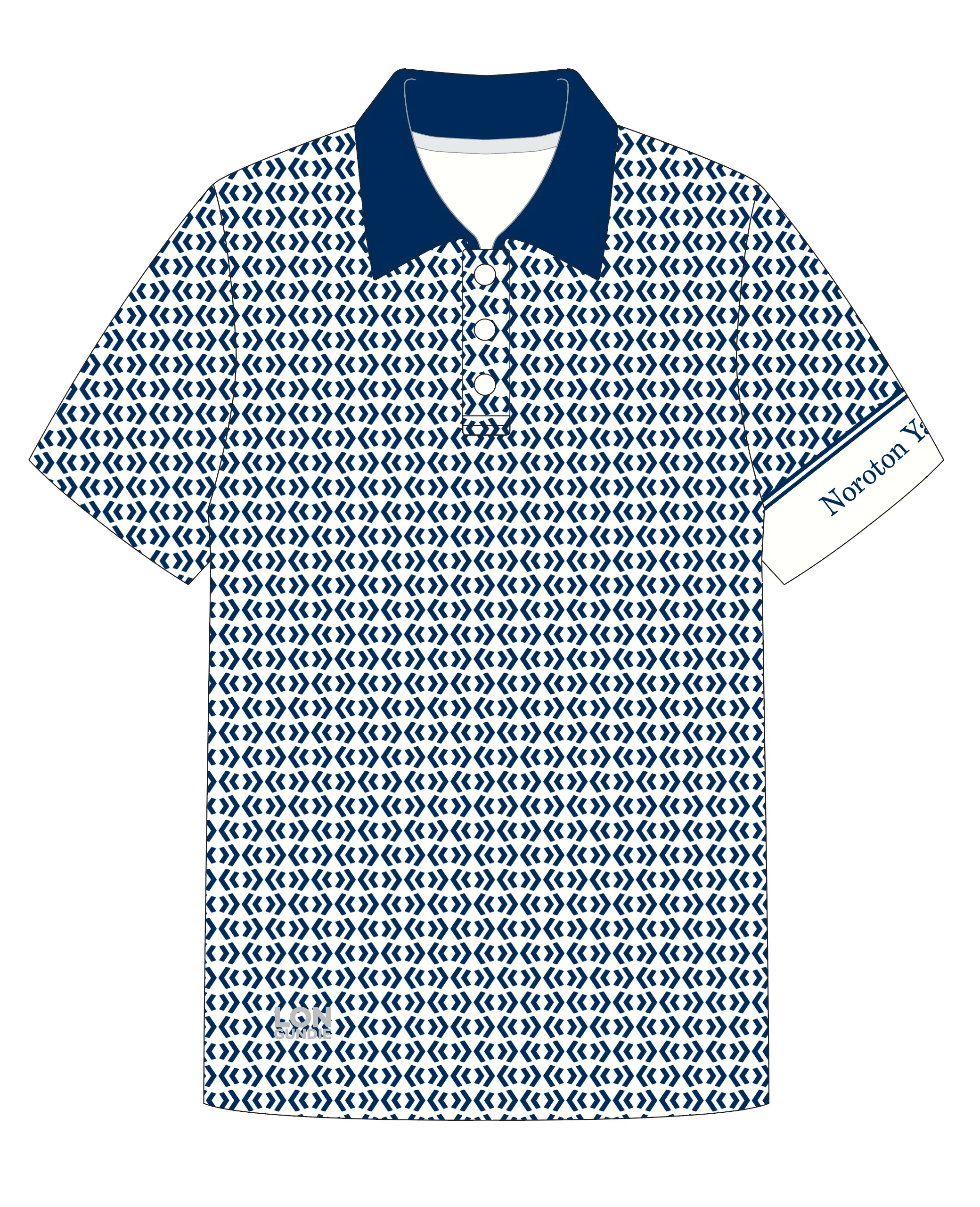 JR POLO SHIRT TOP SHORT SLEEVE NAVY | NOROTON YC