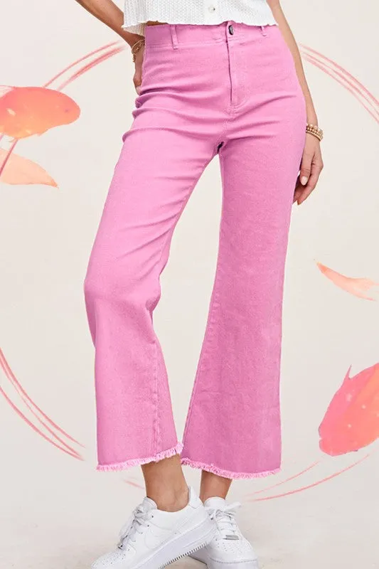 Judy Cropped Flared Pants