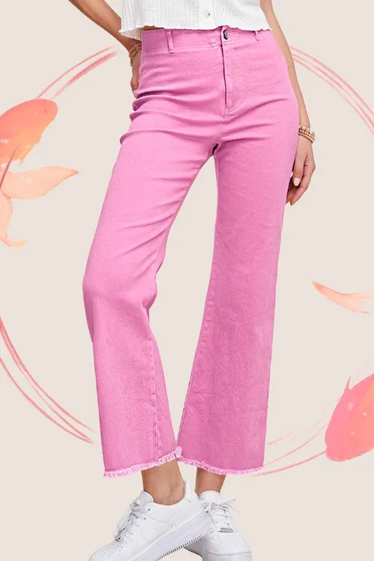 Judy Cropped Flared Pants