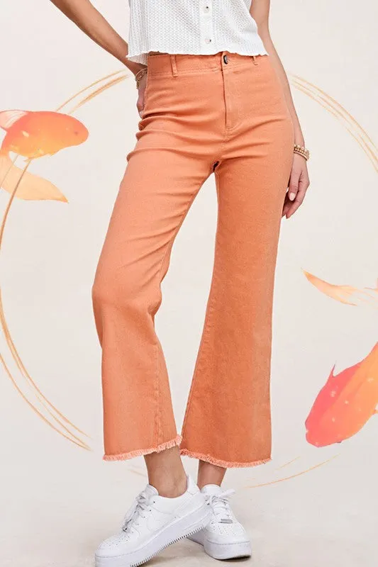 Judy Cropped Flared Pants