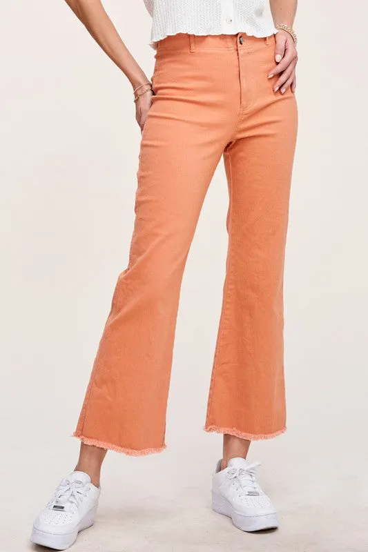 Judy Cropped Flared Pants